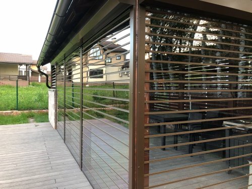 прозрачные роллеты